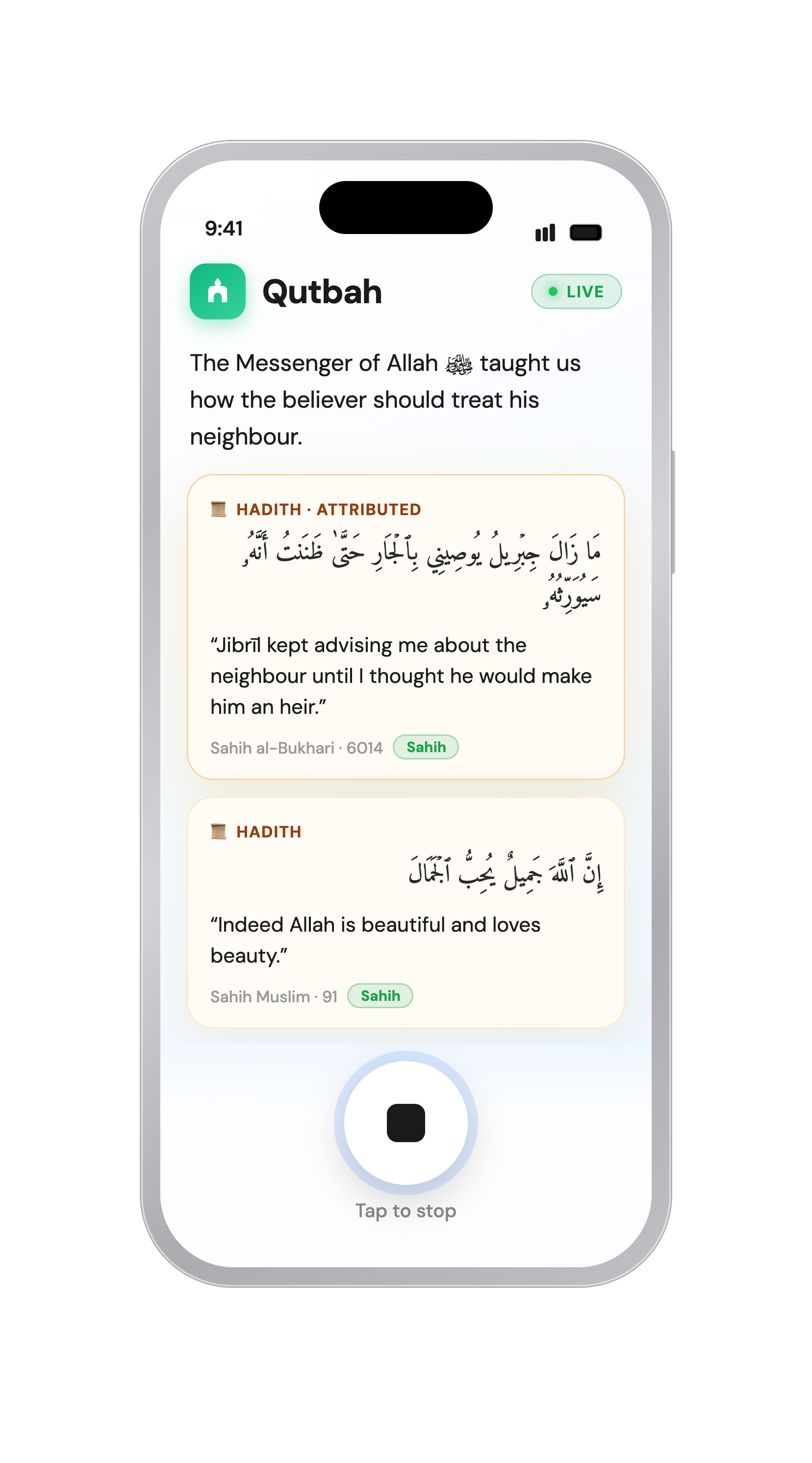 Hadith attribution